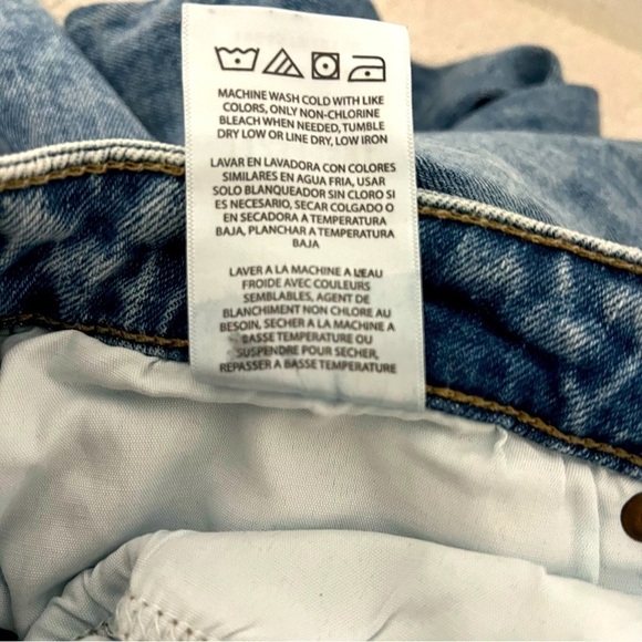 Wrangler Retro Women's Mae Mid Rise Wide Leg Trouser Kacey Jeans Acid Wash 35x34 - Picture 6 of 12